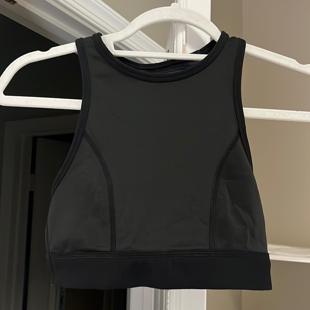 Pink Reversible Sports bra print and black